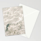 Clear water | beach fine art photography | sea wave and sand Stationery Card Gallery Image 2