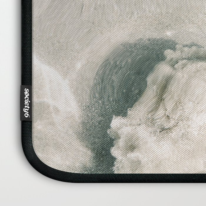 Clear water | beach fine art photography | sea wave and sand Laptop Sleeve Gallery Image 3