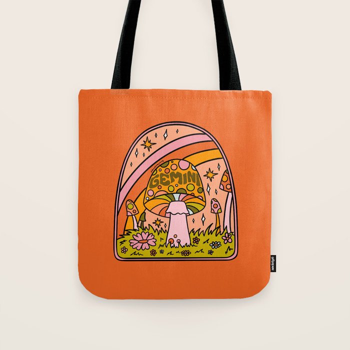 Gemini Mushroom Tote Bag Gallery Image 1