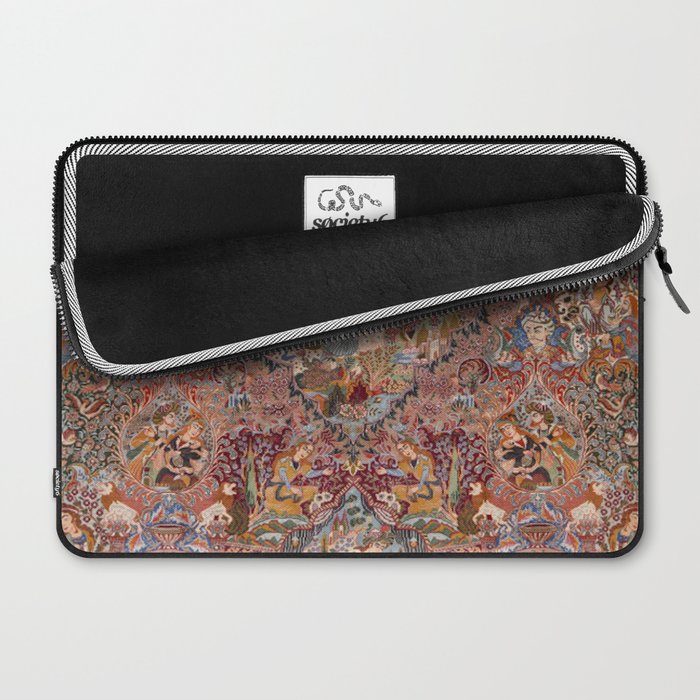Romantic Antique Kashmar Persian Laptop Sleeve Gallery Image 2