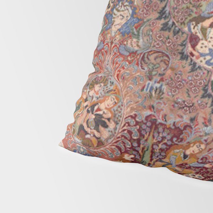 Romantic Antique Kashmar Persian Pillow Sham Gallery Image 4