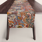 Romantic Antique Kashmar Persian Table Runner Gallery Image 1