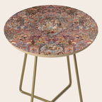 Romantic Antique Kashmar Persian Side Table Gallery Image 2