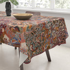 Romantic Antique Kashmar Persian Tablecloth Gallery Image 3