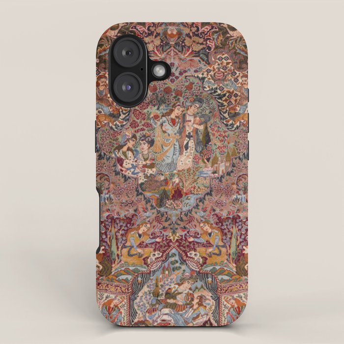 Romantic Antique Kashmar Persian iPhone Case Gallery Image 1