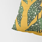 Begonia maculata pot watercolor Pillow Sham Gallery Image 4