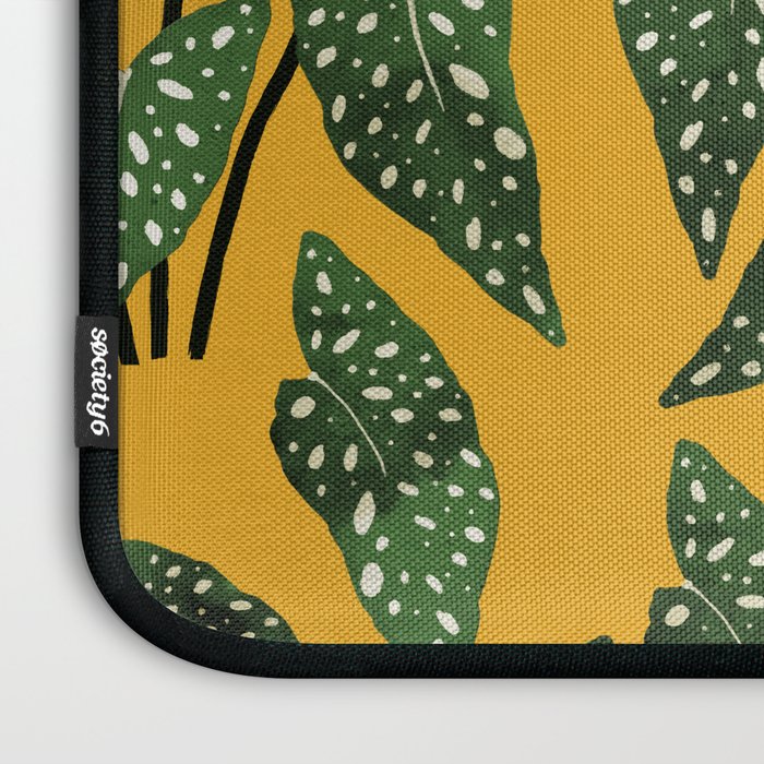 Begonia maculata pot watercolor Laptop Sleeve Gallery Image 3