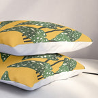 Begonia maculata pot watercolor Pillow Sham Gallery Image 3