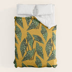 Begonia maculata pot watercolor Duvet Cover Gallery Image 6
