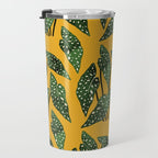 Begonia maculata pot watercolor Travel Mug Gallery Image 3