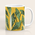 Begonia maculata pot watercolor Coffee Mug Gallery Image 1