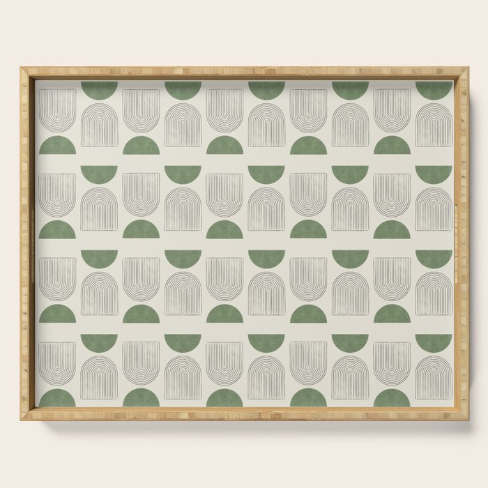 Arch balance green Serving Tray Gallery Image 1