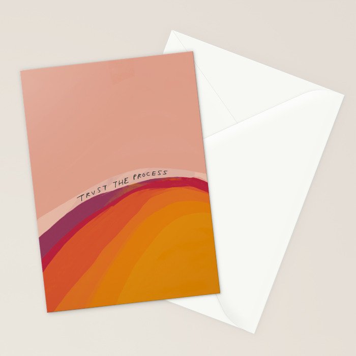 Trust The Process Stationery Card Gallery Image 2