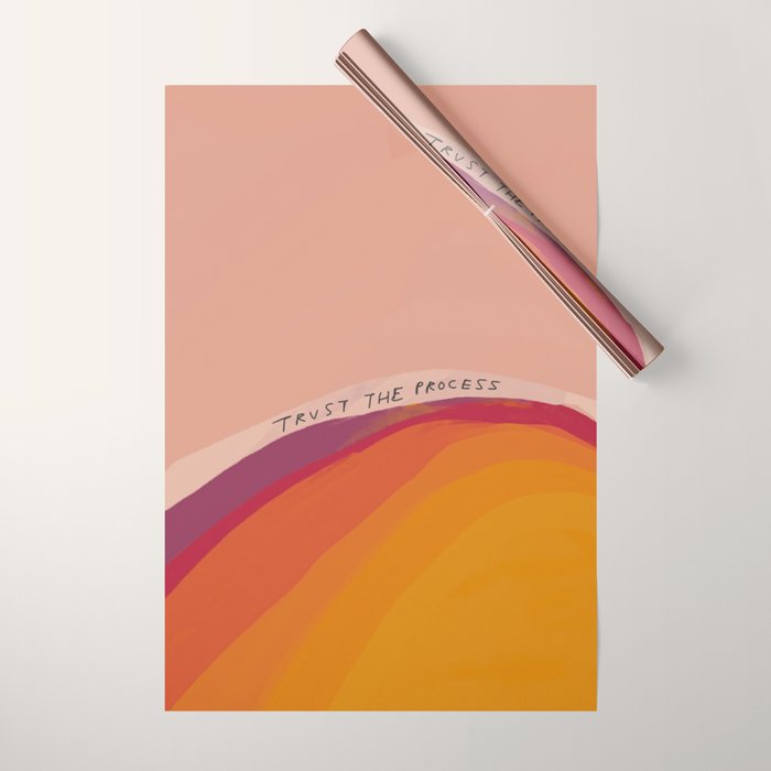 Trust The Process Wrapping Paper Gallery Image 1
