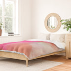 dreamy days in pink peach aquarell Duvet Cover Gallery Image 2