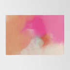 dreamy days in pink peach aquarell Rug Gallery Image 2