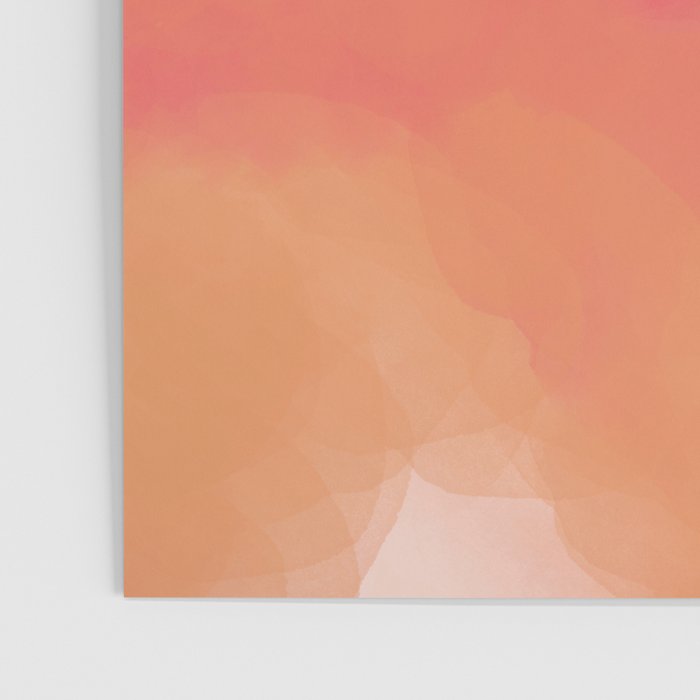 dreamy days in pink peach aquarell Poster Gallery Image 3