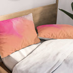 dreamy days in pink peach aquarell Pillow Sham Gallery Image 2