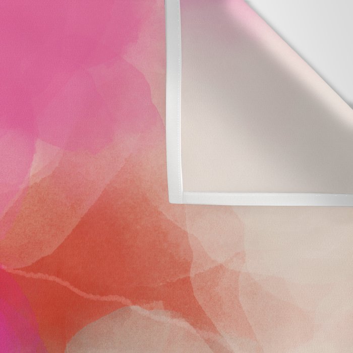 dreamy days in pink peach aquarell Wall Tapestry Gallery Image 3