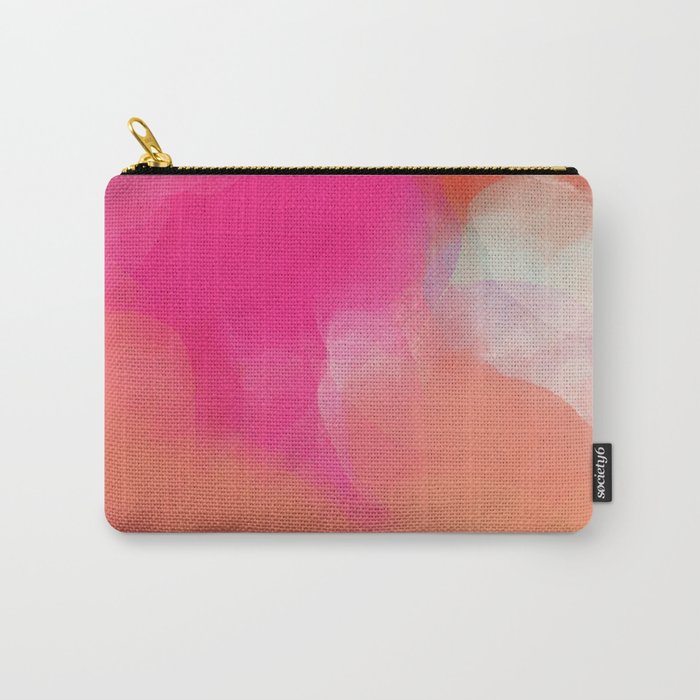 dreamy days in pink peach aquarell Carry All Pouch Gallery Image 1