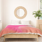 dreamy days in pink peach aquarell Duvet Cover Gallery Image 3