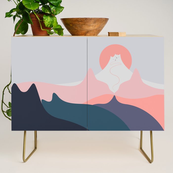 Cat Landscape 129 Credenza Gallery Image 1