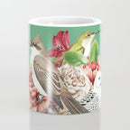 Lady with Birds(portrait) 2 Coffee Mug Gallery Image 4