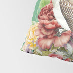 Lady with Birds(portrait) 2 Pillow Sham Gallery Image 4