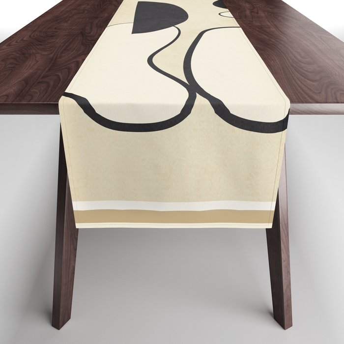 Minimal Abstraction 8 Table Runner Gallery Image 1