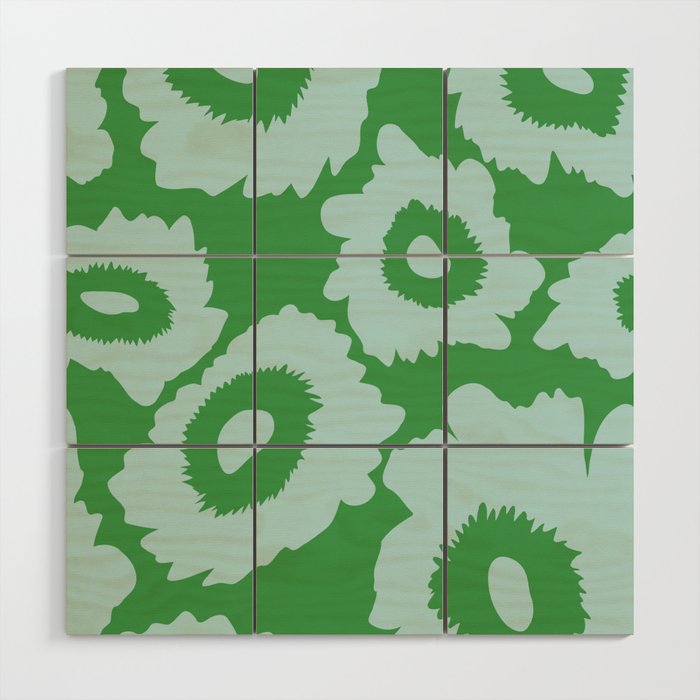 Minted flower Wood Wall Art Gallery Image 1