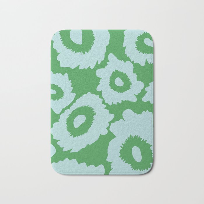 Minted flower Bath Mat Gallery Image 1