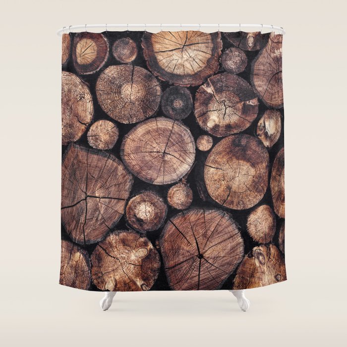 The Wood Holds Many Spirits Shower Curtain Gallery Image 1