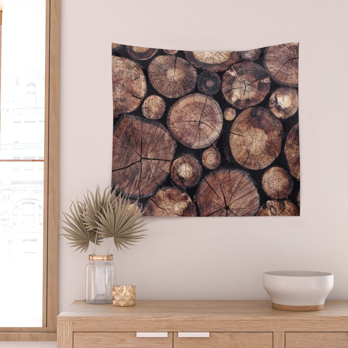 The Wood Holds Many Spirits Wall Tapestry Gallery Image 2