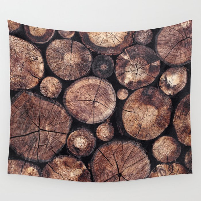 The Wood Holds Many Spirits Wall Tapestry