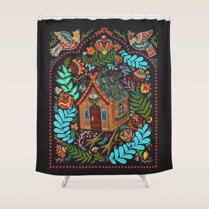 BabaYaga Shower Curtain Gallery Image 1