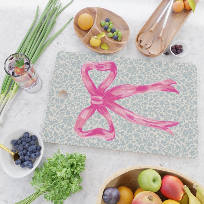 Pink Bow Cutting Board Gallery Image 2