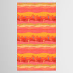 Vintage Western Desert Landscape in Warm Sunrise Tablecloth Gallery Image 2