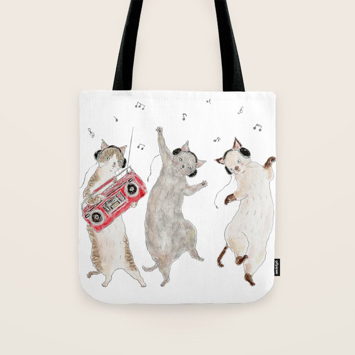 Nori nori nyanco Tote Bag Gallery Image 1