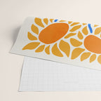FOLIAGE 002: Sunflower | Flower Market Wrapping Paper Gallery Image 2