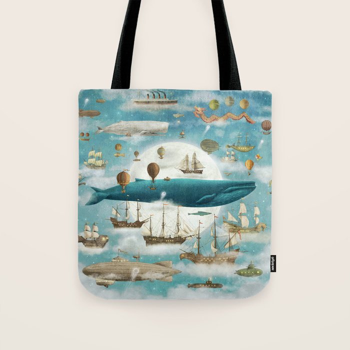 Ocean Meets Sky - from picture book Tote Bag Gallery Image 1