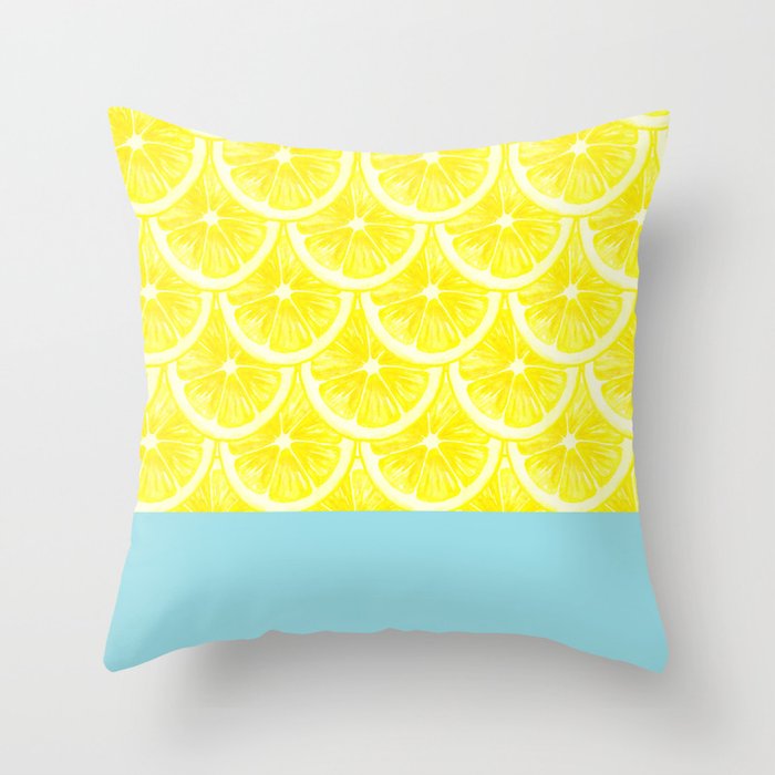 Zesty splice Throw Pillow Gallery Image 6