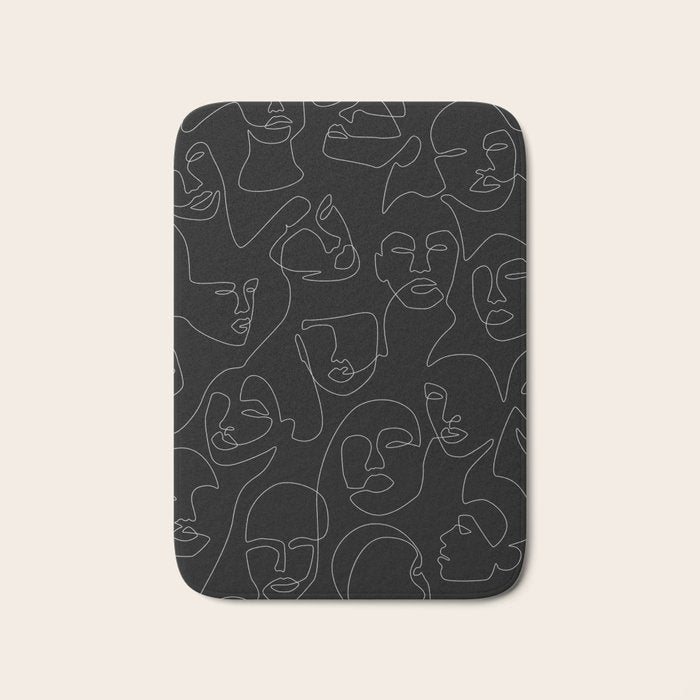 Face Lace Bath Mat Gallery Image 1