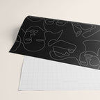 Face Lace Wrapping Paper Gallery Image 2