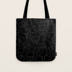 Face Lace Tote Bag Gallery Image 1