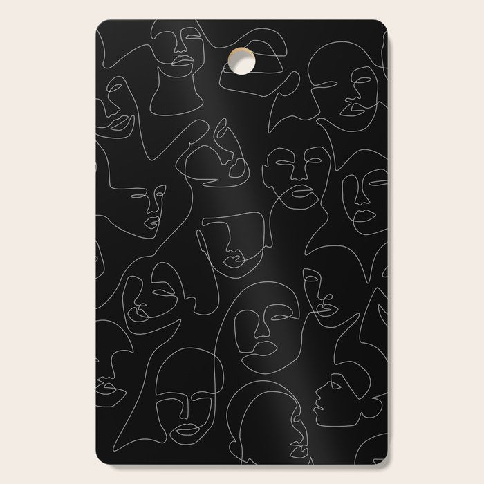 Face Lace Cutting Board Gallery Image 1