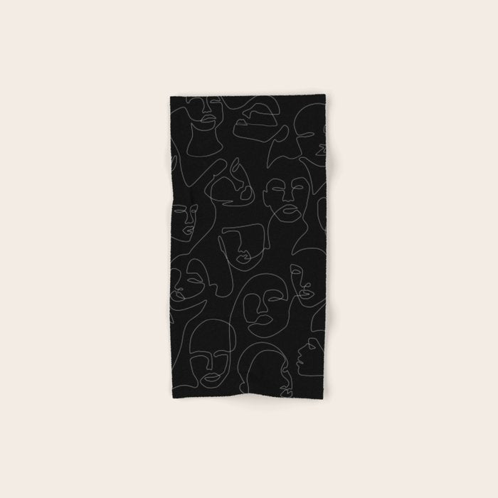 Face Lace Bath Towel Gallery Image 1