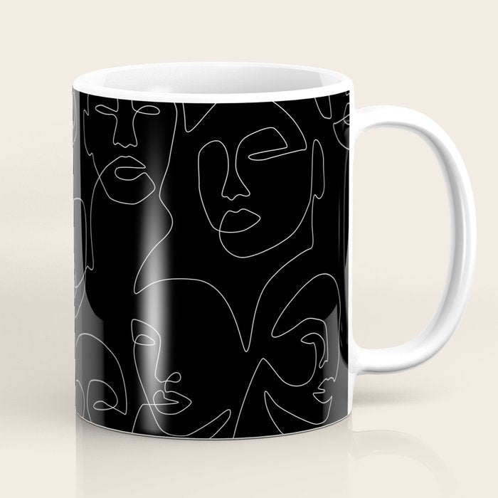 Face Lace Coffee Mug Gallery Image 1