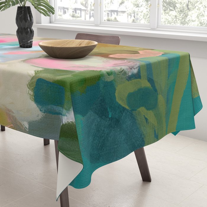 floral abstract 1 22 Tablecloth Gallery Image 3