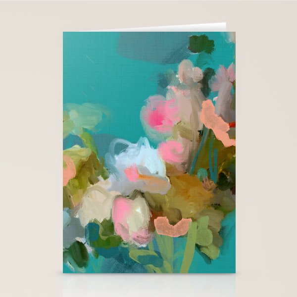 floral abstract 1 22 Stationery Card Gallery Image 2