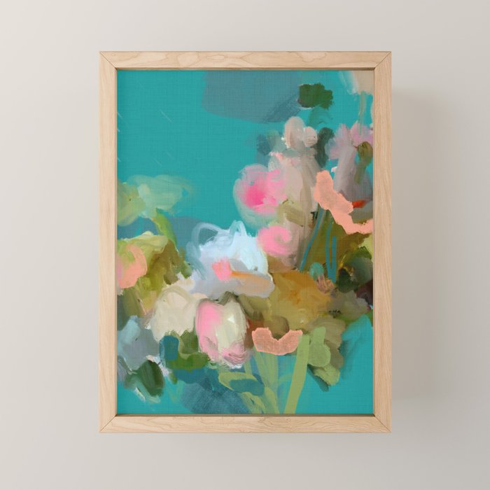 floral abstract 1 22 Mini Art Print Gallery Image 1